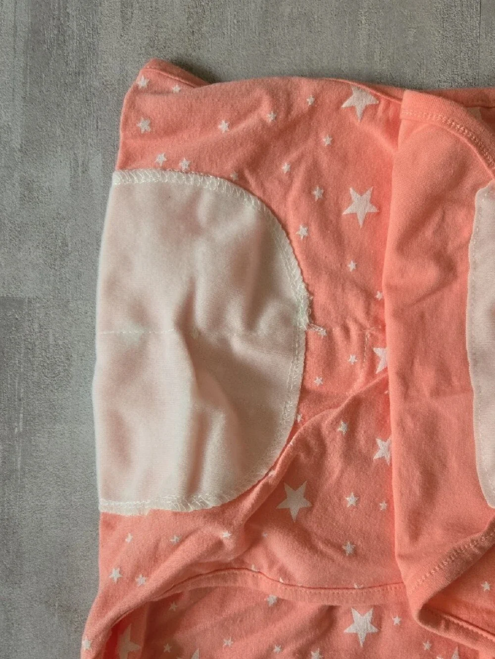 ​NWT Star Print Adjustable Swaddle Blanket Wrap Pink Infant Sleep Sack 0-6M
